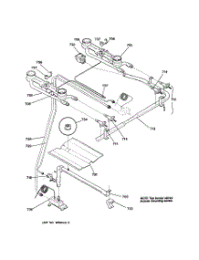05 - Burner Parts parts for Ge Range RGB506PY2AD from AppliancePartsPros.com