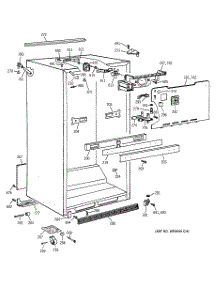 03 - Cabinet Parts parts for Ge Refrigerator CTG21GABGRWW from AppliancePartsPros.com