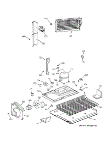 06 - Unit Parts parts for Ge Refrigerator CTG21GABGRWW from AppliancePartsPros.com