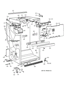 03 - Cabinet Parts parts for Ge Refrigerator CTI18GIBGRWW from AppliancePartsPros.com