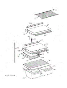 04 - Shelf Parts parts for Ge Refrigerator CTI18GIBGRWW from AppliancePartsPros.com