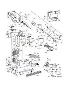02 - Freezer Section parts for Ge Refrigerator CSX22BCBAWH from AppliancePartsPros.com