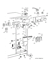 04 - Fresh Food Section parts for Ge Refrigerator CSX25DPBAAA from AppliancePartsPros.com