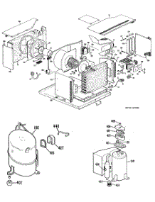 02 - Section2 parts for Ge Air Conditioner AXN18W1G1 from AppliancePartsPros.com