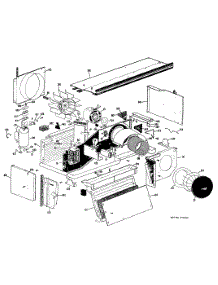 02 - Room Air Conditioner parts for Ge Air Conditioner A2B669DAALWA from AppliancePartsPros.com
