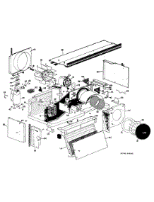 02 - Room Air Conditioner parts for Ge Air Conditioner A3B568DJELSA from AppliancePartsPros.com