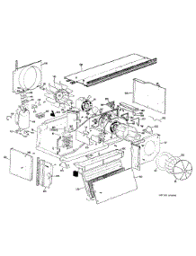 02 - Section2 parts for Ge Air Conditioner A2B658DJBSYA from AppliancePartsPros.com