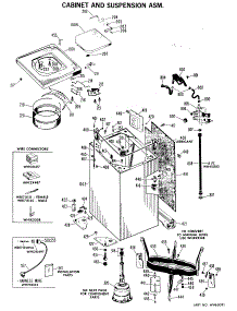 03 - Cabinet And Suspension Asm. parts for Ge Washer WWA8340VCL from AppliancePartsPros.com