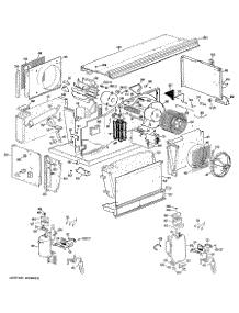 02 - Section2 parts for Ge Air Conditioner A3B788DAES1K from AppliancePartsPros.com
