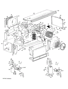 02 - Section2 parts for Ge Air Conditioner A3B688DAPSW1 from AppliancePartsPros.com