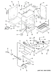 02 - Section2 parts for Ge Range JGSS03EH1 from AppliancePartsPros.com