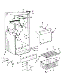 02 - Section2 parts for Ge Freezer CAF16DJB from AppliancePartsPros.com