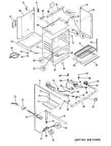 02 - Section2 parts for Ge Range JGSS03EH3 from AppliancePartsPros.com