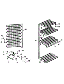 03 - Section3 parts for Ge Freezer CA19DKB from AppliancePartsPros.com