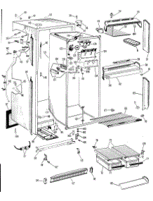 02 - Section2 parts for Ge Refrigerator CTF16CAB from AppliancePartsPros.com