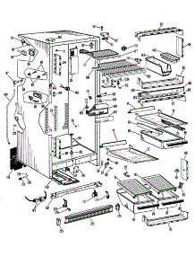 02 - Section2 parts for Ge Refrigerator CTF21GAB from AppliancePartsPros.com
