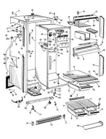 02 - Section2 parts for Ge Refrigerator CTF18EAB from AppliancePartsPros.com