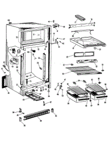 02 - Section2 parts for Ge Refrigerator CTA14CAB from AppliancePartsPros.com