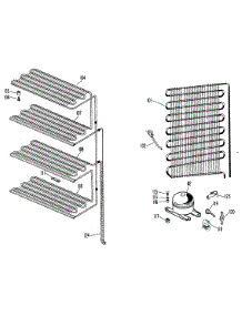 03 - Section3 parts for Ge Freezer FV15AAB from AppliancePartsPros.com