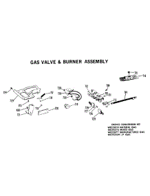 04 - Gas Valve & Burner Assembly parts for Ge Dryer DLL6850AAL from AppliancePartsPros.com
