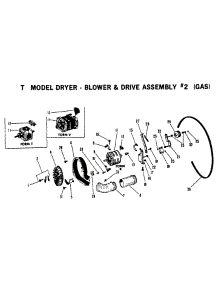 03 - Blower & Drive Assembly No.2 parts for Ge Dryer DLB6850TM from AppliancePartsPros.com