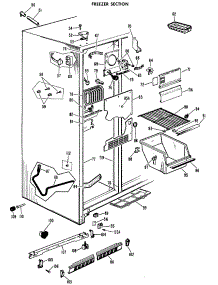 03 - Freezer Section parts for Ge Refrigerator CSF20AAB from AppliancePartsPros.com