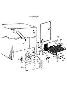 04 - Back View parts for Ge Refrigerator CSF20AAB from AppliancePartsPros.com