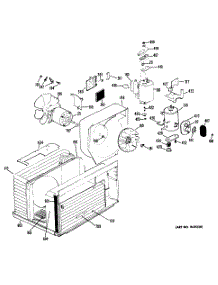 02 - Section2 parts for Ge Air Conditioner KH508AMS1 from AppliancePartsPros.com