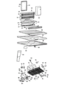 03 - Section3 parts for Ge Refrigerator CTF17ABCR from AppliancePartsPros.com
