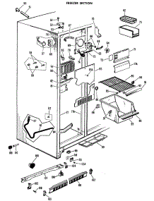 03 - Freezer Section parts for Ge Refrigerator CSF20EAS from AppliancePartsPros.com