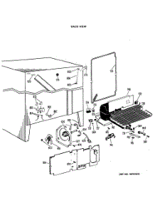 05 - Back View parts for Ge Refrigerator CSF22MBC from AppliancePartsPros.com
