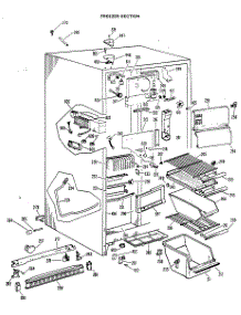 03 - Freezer Section parts for Ge Refrigerator CSF22TBC from AppliancePartsPros.com