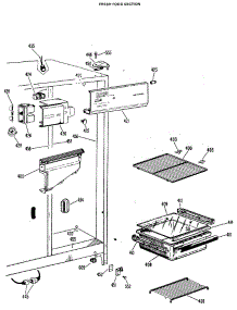 03 - Fresh Food Section parts for Ge Refrigerator CSF20ABC from AppliancePartsPros.com