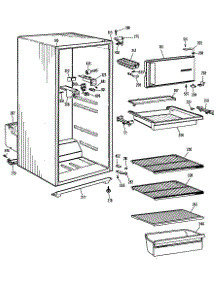 02 - Section2 parts for Ge Refrigerator SSD11CBBL from AppliancePartsPros.com