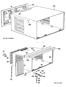 02 - Section2 parts for Ge Air Conditioner KL913AMW2 from AppliancePartsPros.com