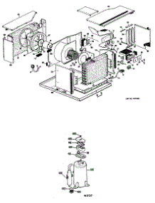 02 - Section2 parts for Ge Air Conditioner KXN19W1G1 from AppliancePartsPros.com