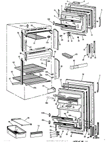 02 - Section2 parts for Ge Refrigerator CTF18ALD from AppliancePartsPros.com