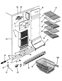 05 - Section5 parts for Ge Refrigerator CSF24ELB from AppliancePartsPros.com
