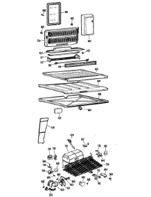 03 - Section3 parts for Ge Refrigerator CTF19GCBR from AppliancePartsPros.com