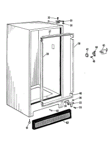 02 - Section2 parts for Ge Freezer FV13CCB from AppliancePartsPros.com
