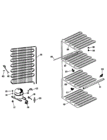 03 - Section3 parts for Ge Freezer FV13CCB from AppliancePartsPros.com
