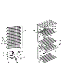 02 - Section2 parts for Ge Freezer FV21CCB from AppliancePartsPros.com