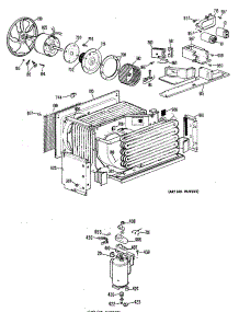 02 - Section2 parts for Ge Air Conditioner KQ810ASW1 from AppliancePartsPros.com