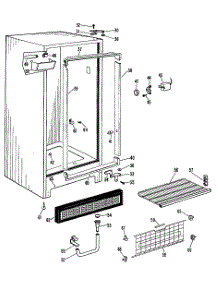 02 - Section2 parts for Ge Freezer FV19CCC from AppliancePartsPros.com