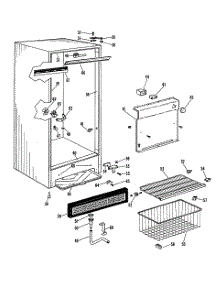 02 - Section2 parts for Ge Freezer FVF16ECC from AppliancePartsPros.com