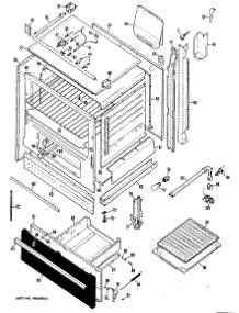02 - Section2 parts for Ge Range RGB628GF0 from AppliancePartsPros.com