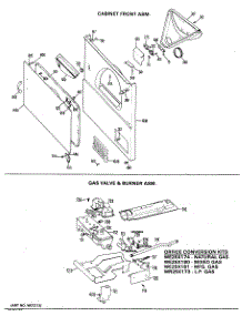 04 - Cabinet Front Assm. parts for Ge Dryer DLL1550BCL from AppliancePartsPros.com
