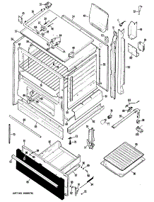 02 - Section2 parts for Ge Range RGB628G1F1 from AppliancePartsPros.com