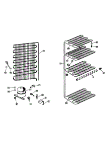 02 - Section2 parts for Ge Freezer FV19CFB from AppliancePartsPros.com