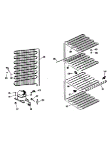 02 - Section2 parts for Ge Freezer FV16CFB from AppliancePartsPros.com